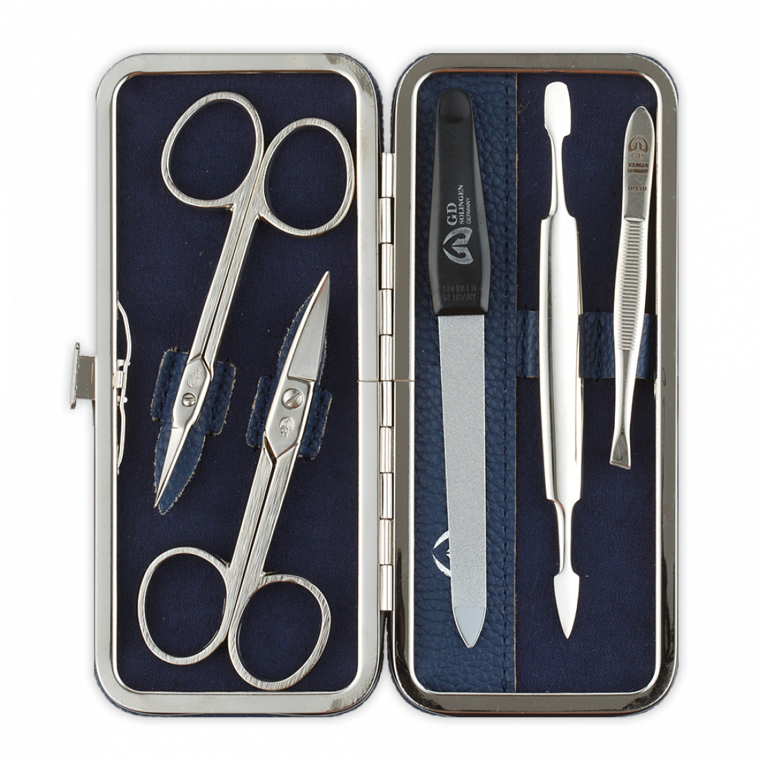 Набор маникюрный в футляре, 5 предметов, GD, Германия