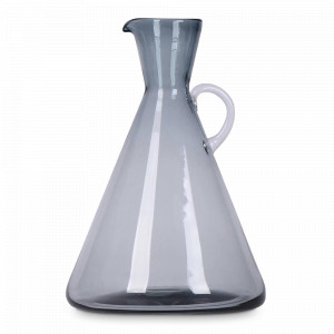 Ваза - бутыль, 31.5 см, стекло, серый, ROOMERS FURNITURE, Нидерланды, ROOMERS FURNITURE (Нидерланды)