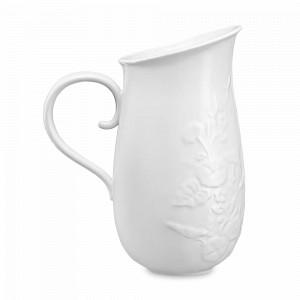 Кувшин , 1.7 л, керамика, белый, рельеф, серия English gardens, LIBERTY JONES, Россия, Кувшины