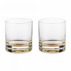 Набор из 2-х стаканов для виски, объем 400 мл, материал - бессвинцовый хрусталь, золото, серия Gentleman, EISCH, Германия, EISCH (Германия)