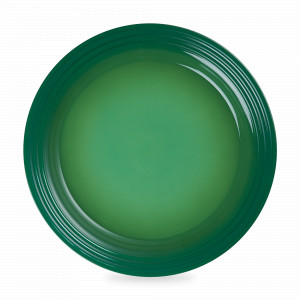 Тарелка обеденная, керамика, 27 см, зеленый, серия Bamboo Green, LE CREUSET, Франция, Тарелки для сервировки