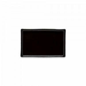 Блюдо прямоугольное Black, 18.5 х 11.7 см, керамика, черный, серия Lagoa Eco Gres, COSTA NOVA, Португалия, Lagoa Eco Gres COSTA NOVA