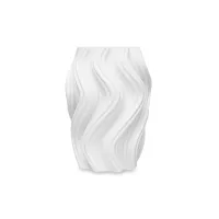 Ваза настольная Волнение, 29 см, керамика, белый, серия Vases, DECOR DE TABLE, Россия, 