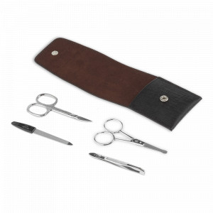 Набор маникюрный мужской в футляре FOR MEN, 4 предмета, DEWAL, Германия, Мужской маникюрный набор