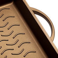 Гриль квадратный с антипригарным покрытием для индукцинных пли, 25 см, литой алюминий, золотой, серия K360, LUCHETTI, Италия_00805300065309341107.jpg