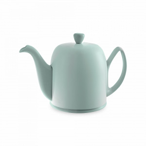 Чайник заварочный с колпаком, 900 мл, на 6 чашек, фарфор, нержавеющая сталь, зеленый, серия Salam, GUY DEGRENNE, Франция, GUY DEGRENNE (Франция)
