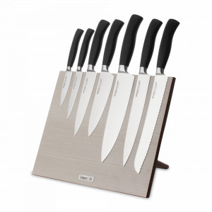 Набор кухонных ножей, 7 штук, на магнитной подставке ComposeEat, серия Ergo Line Pro, BERGER CUTLERY, Германия, Набор кухонных ножей премиум