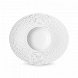 Блюдо овальное BLANC, 30 х 26 см, 170 мл, фарфор, белый, серия Boreal Satin, GUY DEGRENNE, Франция, Boreal Satin GUY DEGRENNE