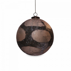 Украшение новогоднее Шар подвес, 20 см, стекло, коричневый металлик, ROOMERS FURNITURE, Нидерланды, Новогодний декор ROOMERS FURNITURE