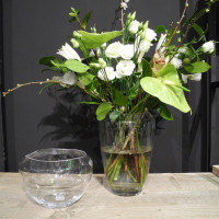 Ваза Ритци, 19 х 28 см, стекло, прозрачный, Rasteli, Бельгия_00812310070741832531.jpg