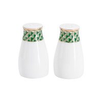 Сервиз обеденный на 12 персон Изумруд, 50 предметов, костяной фарфор, белый, зеленый, серия Emily, ANNA LAFARG, Китай_00812610052688446275.jpg