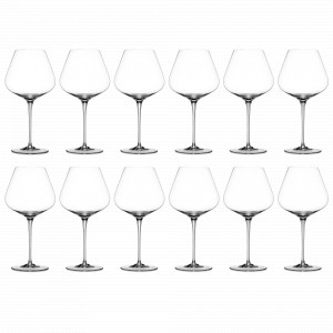 Набор из 12-ти бокалов для красного вина Бургундия, 840 мл, хрустальное стекло, серия Hybrid, SPIEGELAU, Германия, SPIEGELAU (Германия)