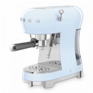 Кофемашина - эспрессо с капучинатором, нержавеющая сталь, пластик, пастельный голубой, SMEG, Италия, SMEG (Италия)