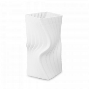 Ваза настольная Волна, 35 см, керамика, белый, серия Vases, DECOR DE TABLE, Россия, Вазы DECOR DE TABLE