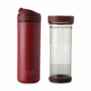 Термокружка Recharge, 460 мл, нержавеющая сталь, силикон, серия Anytime, VIVA Scandinavia, Дания, Скидка до -20% на Viva Scandinavia