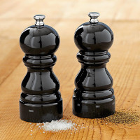 Деревянная солонка-мельница, высота: 22 см, диаметр: 5,9 см, материал: дерево, цвет: черный, серия Paris u'select, PEUGEOT, Франция_00794930035565697837.jpg