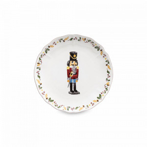 Тарелка закусочная White, 21.4 см, керамика, белый, декор, серия The Nutcracker, COSTA NOVA, Португалия, COSTA NOVA (Португалия)