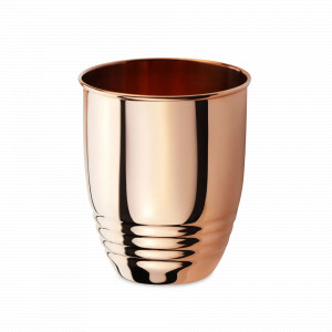 Стакан , 250 мл, 9.5 х 6.5 см, медь, серия Медная посуда, Кольчугинский Мельхиор, Россия, Чашки и подстаканники Кольчугинский мельхиор