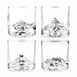 Набор cтаканов для виски Peaks, 270 мл, хрустальное стекло, серия Liiton, VIVA Scandinavia, Дания, Скидка до -20% на Viva Scandinavia