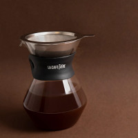 Кемекс с фильтром, 400 мл, нержавеющая сталь, стекло, серия La Cafetiere, KITCHEN CRAFT, Великобритания_00817710055155038159.jpg