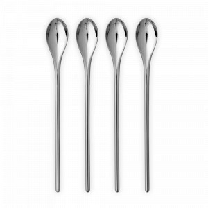 Набор из 4-х ложек с длинной ручкой для латте, серия Bud Bright, ROBERT WELCH, Великобритания, ROBERT WELCH (Великобритания)