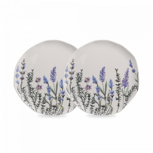 Набор обеденных тарелок, 2 предмета, 26 см, фарфор, декор, серия Floral, LIBERTY JONES, Россия, Наборы тарелок для кухни