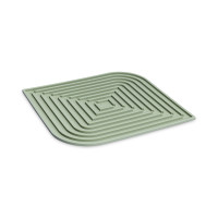 Коврик для сушки посуды Dry Flex, 34.5 х 31.5 см, силикон, мятный, SMART SOLUTIONS, Россия