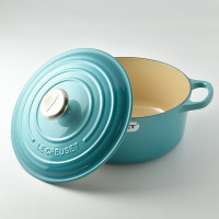 Кастрюля с крышкой , 4,2 л, 24 см, чугун, бирюзовый, серия CARIBBEAN, LE CREUSET, Франция_00803920045592555709.jpg