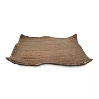 Тарелка обеденная, 26.5 х 19 см, каменная керамика, коричневый, ROOMERS TABLEWARE, Нидерланды, 