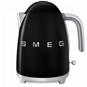 Чайник электрический, 1,7 л, нержавеющая сталь, пластик, 24,6 x 22,3 x 17 см, черный, SMEG, Италия, SMEG (Италия)