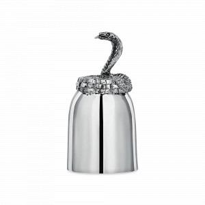 Рюмка «Змея», 20 мл, латунь, серия Охотничий домик, Кольчугинский Мельхиор, Россия, Рюмки на ножке