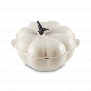 Кастрюля «Тыква», чугун, 22 см, бежевый, серия Meringue, LE CREUSET, Франция, LE CREUSET (Франция)