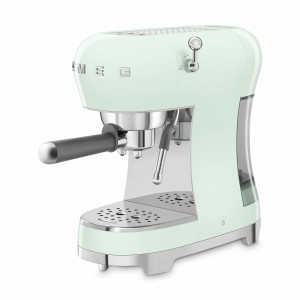 Кофемашина - эспрессо с капучинатором, нержавеющая сталь, пластик, мятный, SMEG, Италия, SMEG (Италия)