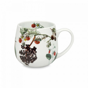 Кружка «Мой любимый чай с фруктами», 420 мл, фарфор, белый, декор, KOENITZ, Германия, Большие кружки