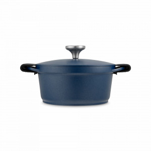 Кастрюля с крышкой и накладками на ручки, 20 см, 2.4 л, алюминий, силикон, синий, серия Agile, MAXWELL WILLIAMS, Австралия, Посуда для приготовления MAXWELL & WILLIAMS