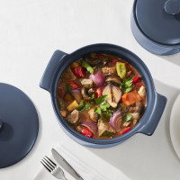 Кастрюля для запекания, 24 см, 3 л, фарфор, синий, серия Indulgence, MAXWELL WILLIAMS, Австралия_00817890059910958302.jpg