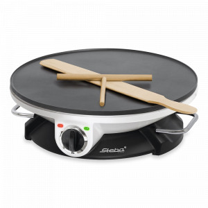 Блинница, 32 см, алюминий, пластик, черный, белый, STEBA, Германия, STEBA (Германия)