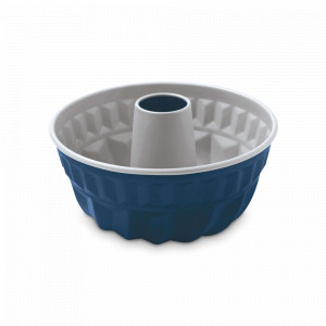 Форма для выпечки круглая фигурная, 23 см, сталь с антипригарным покрытием, синий, серия XBake, GUARDINI, Италия, GUARDINI (Италия)