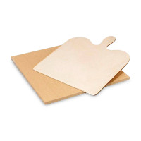 Набор для приготовления пиццы: камень и деревянная лопатка, дерево, глина, ROMMELSBACHER, Германия