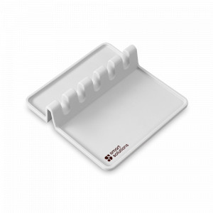 Подставка - подложка для кухонных аксессуаров Utens, 16.7 х 16.7 см, силикон, серый, SMART SOLUTIONS, Россия, Подставки для кухонных аксессуаров