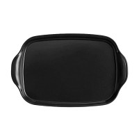 Блюдо для гриля и барбекю, керамика, 42.5 х 27.5 см, черный, серия Natural Chic, EMILE HENRY, Франция_00820220043563394088.jpg