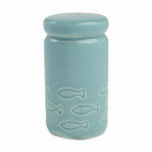 Солонка Ocean, 4,5 х 8,5 см, керамика, бирюзовый, T&amp;G, Великобритания, Солонки и перечницы