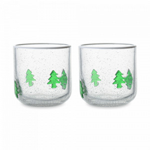 Набор из 2-х стаканов Winter, 310 мл, стекло, декор, серия Flowi, LIBERTY JONES, Китай, Наборы стаканов