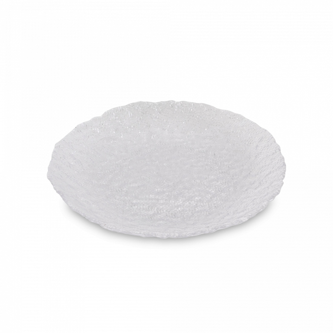 Тарелка обеденная, 26 см, стекло, серия Ripples, ANNA LAFARG, Китай