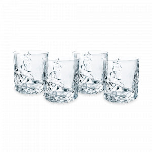Набор из 4-х стаканов для виски, 365 мл, хрустальное стекло, серия Sculpture, NACHTMANN, Германия, Бокалы для виски