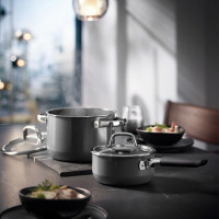 Кастрюля с крышкой, 24 см, 6.4 л, сталь, темно-серый, серия Fusiontec Mineral, WMF, Германия_00817190049665469916.jpg