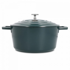 Кастрюля с крышкой , 4 л, 24 см, литой алюминий, зеленый, серия MasterClass, KITCHEN CRAFT, Великобритания, Посуда алюминиевая