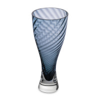 Ваза Дельфин, 25 см, стекло, синий, KROSNO, Польша_00814920046004395656.jpg