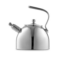 Чайник наплитный Glasgow, 2,5 л, нержавеющая сталь, серебристый, WALMER, Великобритания