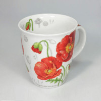 Кружка «Мак», 480 мл, костяной фарфор, декор, серия Nevis, DUNOON, Великобритания_00803190045236417170.jpg